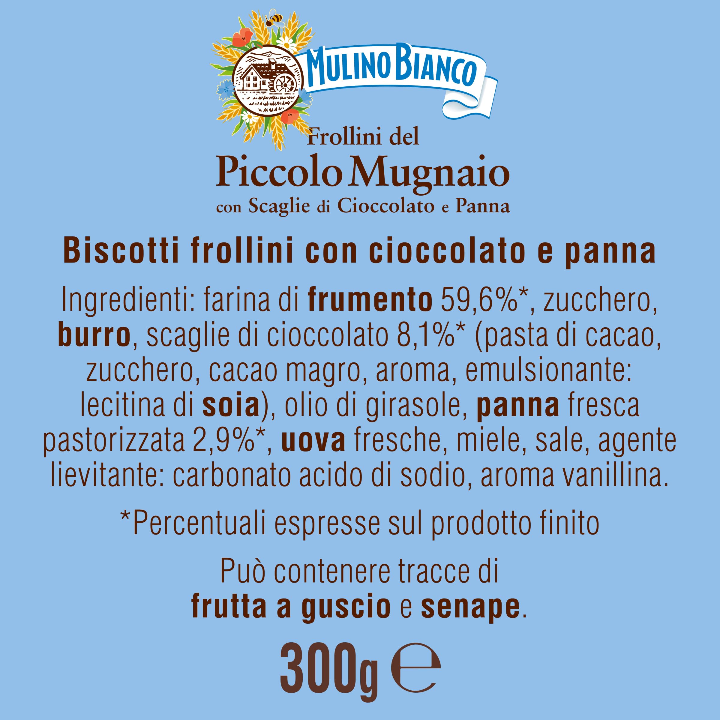 mulino-bianco-frollini-del-piccolo-mugnaio-cioccolato-e-panna-300g image 7