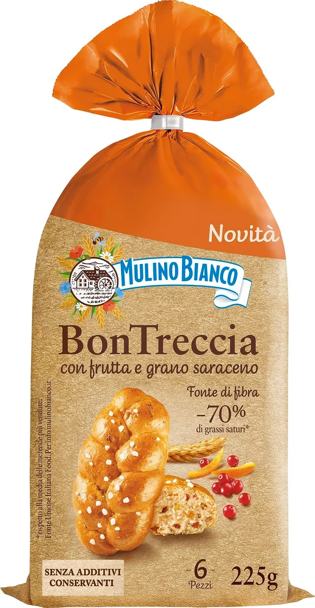 mulino-bianco-bontreccia-panbriosc-frutta-e-fibra-9-pezzi-225-g image 1