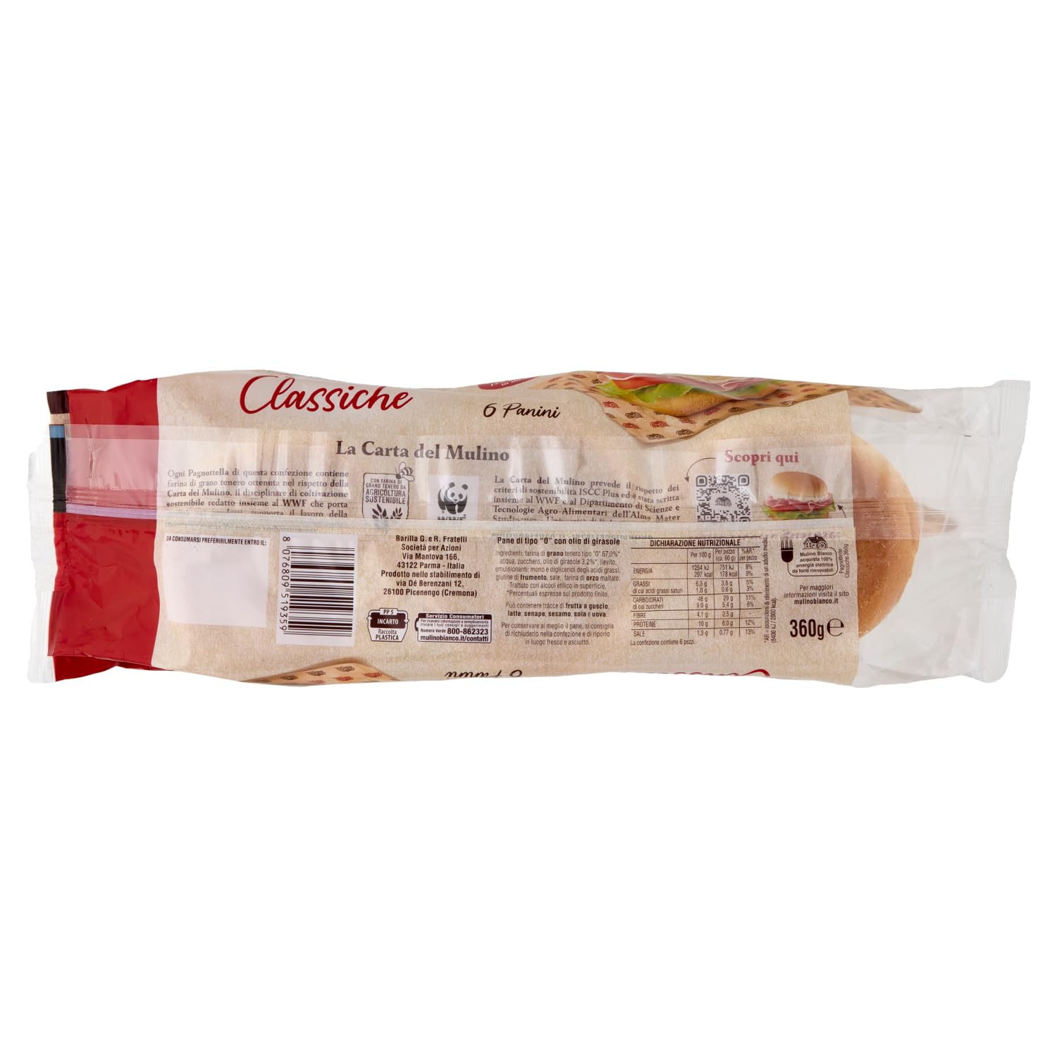 mulino-bianco-pagnottelle-classiche-6-panini-360g image 5