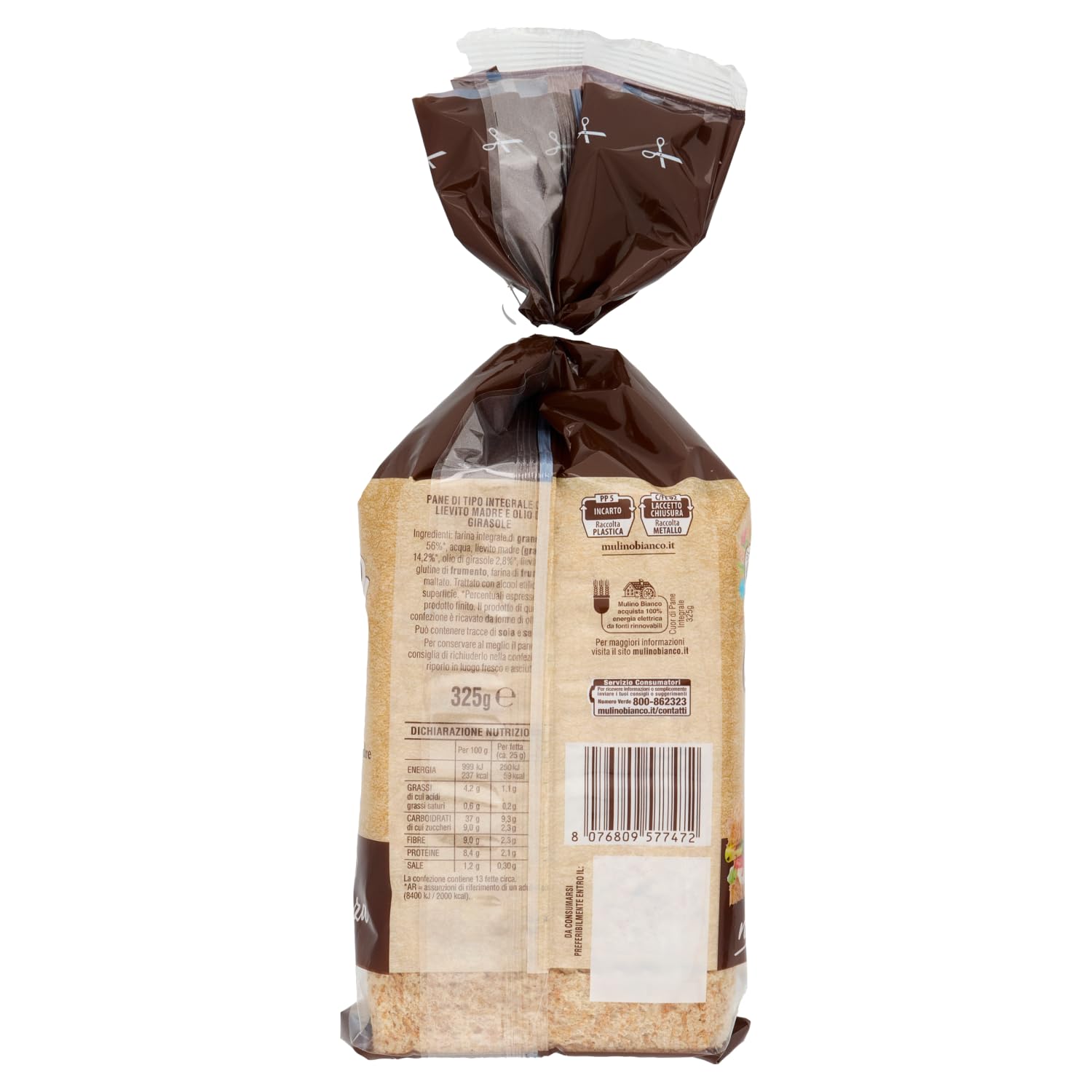 mulino-bianco-cuor-di-pane-integrale-senza-crosta-325g image 2