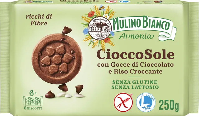 mulino-bianco-cioccosole-biscotti-frollini-senza-lattosio-e-senza-glutine image 1
