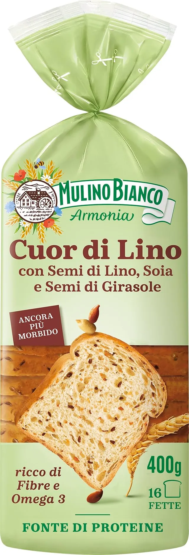 mulino-bianco-pan-bauletto-cuor-di-lino-fibre-400g image 1