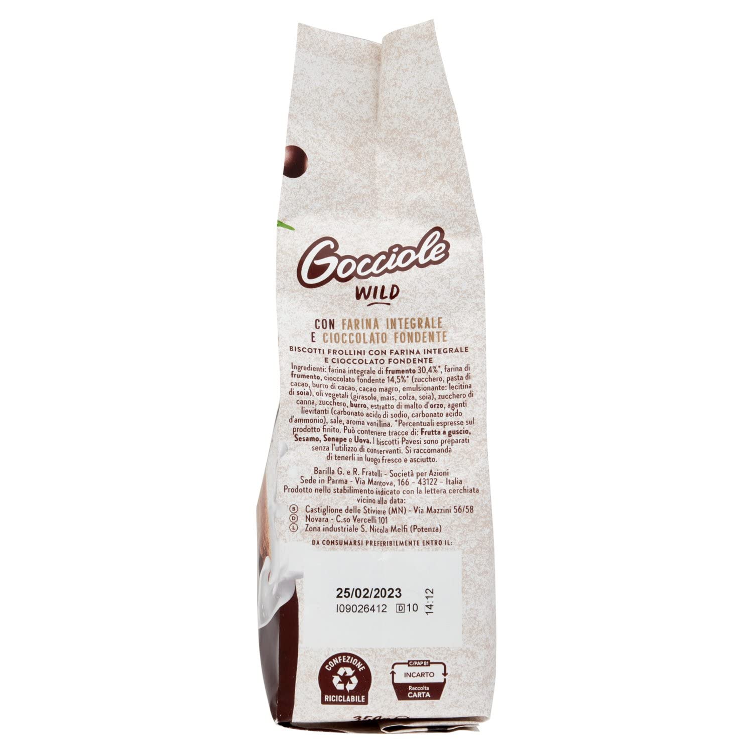 pavesi-gocciole-wild-integrali-con-cioccolato-fondente-350-g image 4