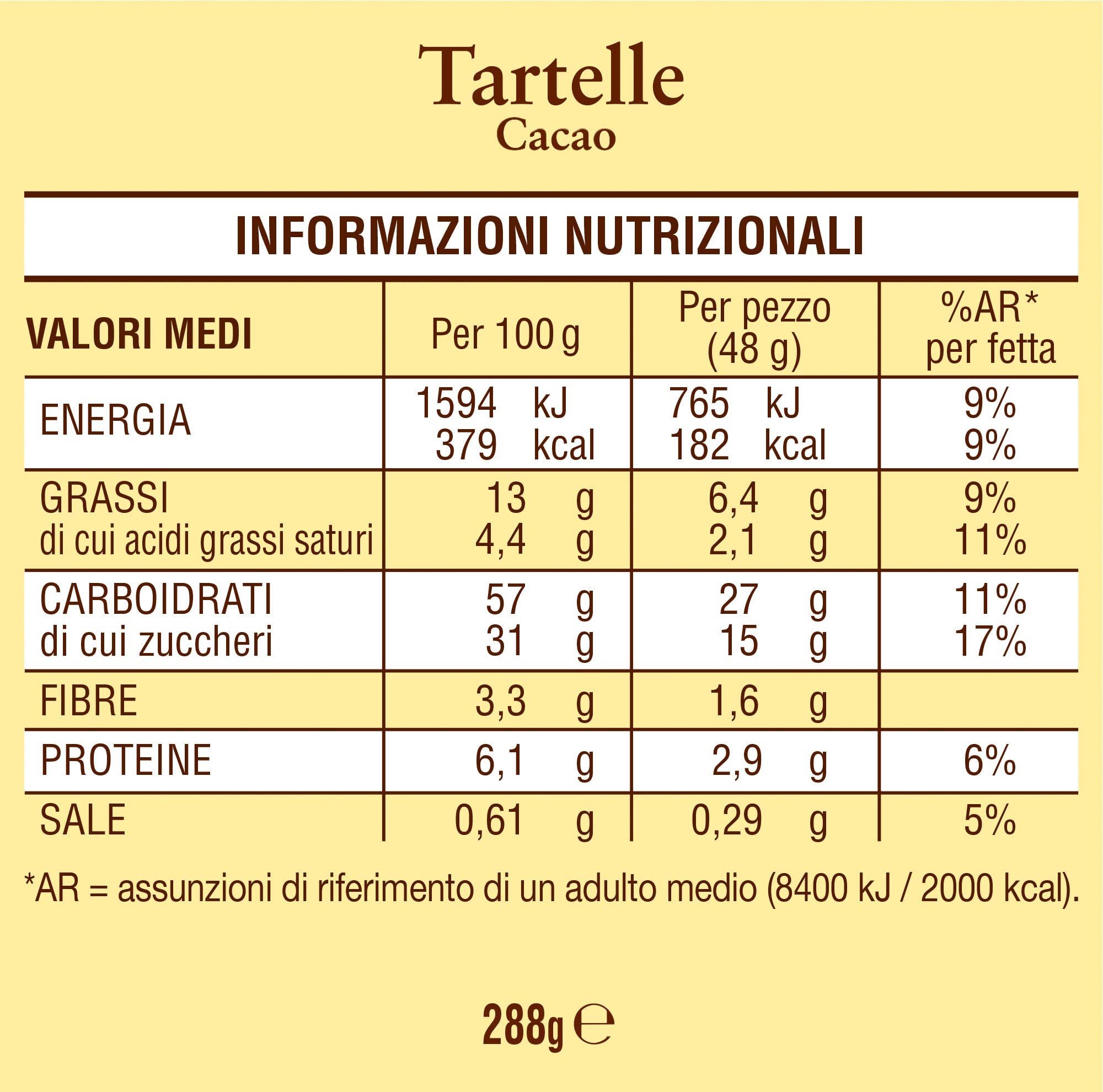 mulino-bianco-tartelle-cacao-albicocca-6pz image 2