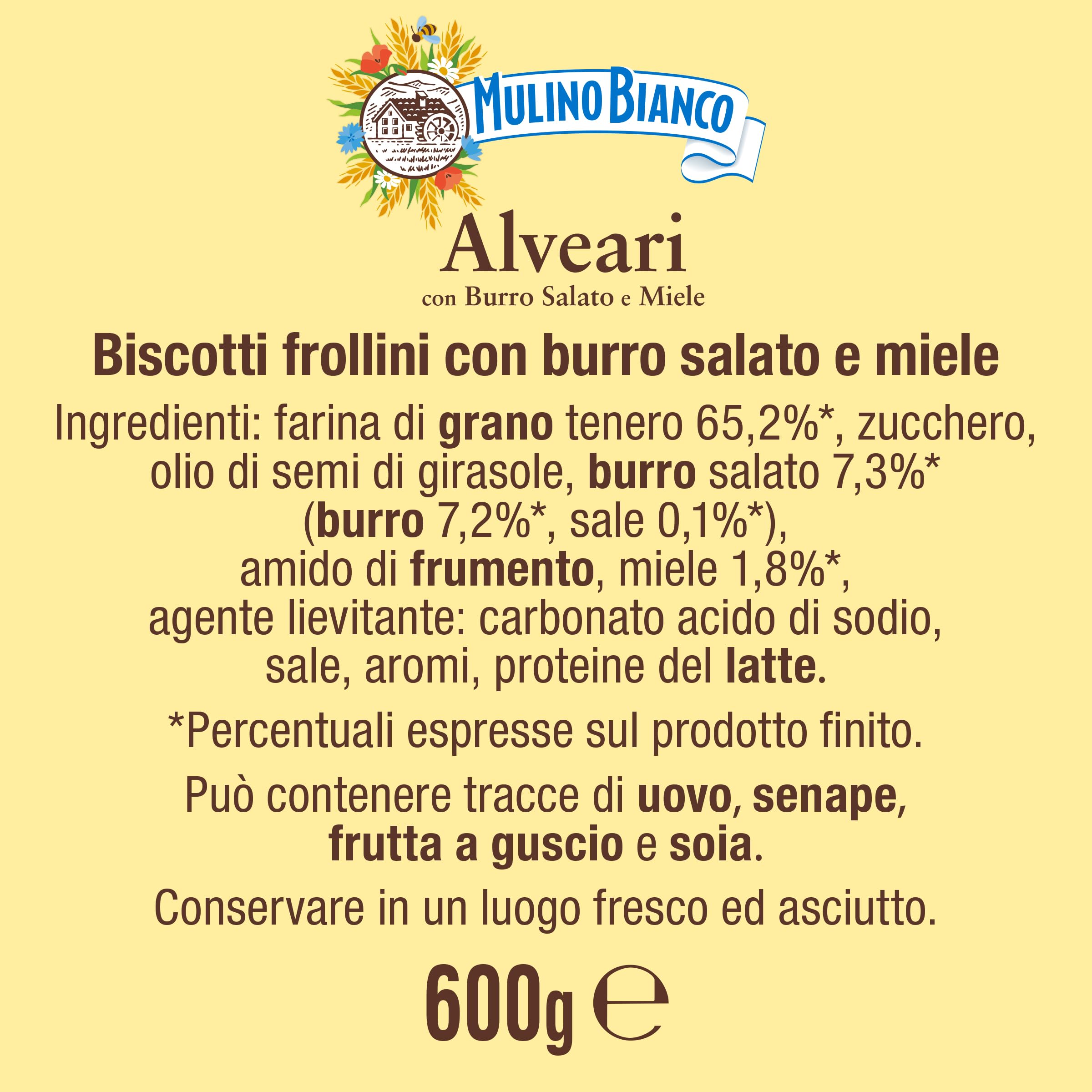 mulino-bianco-alveari-frollini-burro-salato-e-miele-600-g image 7
