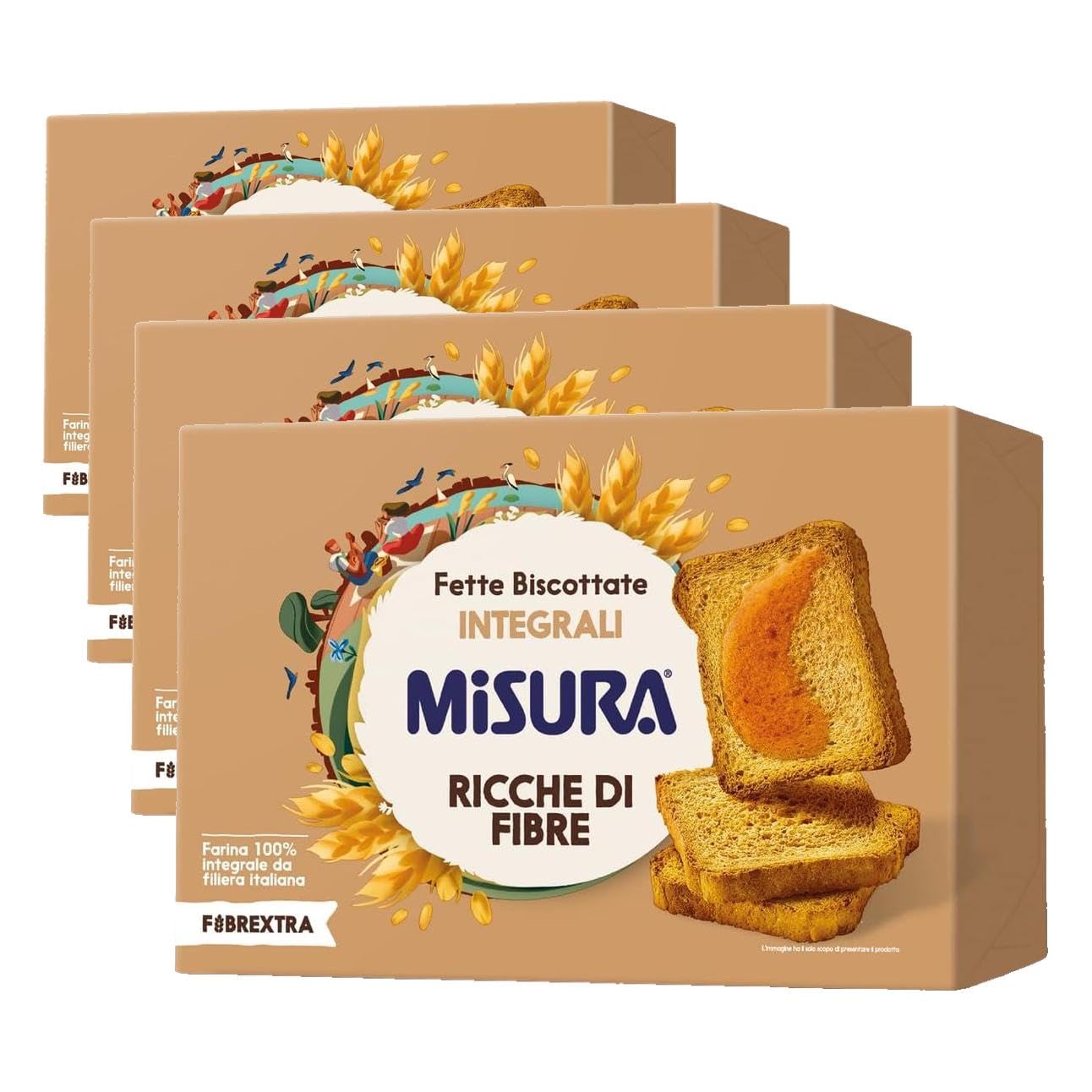 misura-fibrextra-fette-biscottate-integrali-100-farina-integrale image 6