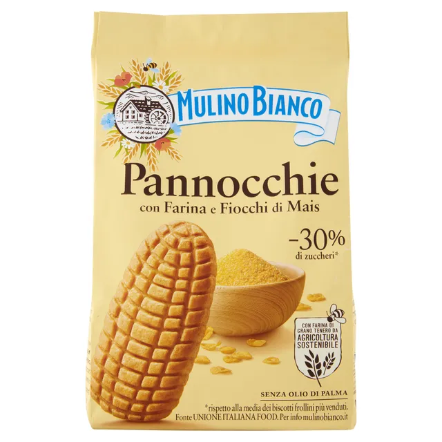 mulino-bianco-pannocchie-biscotti-frollini-mais-350g image 1