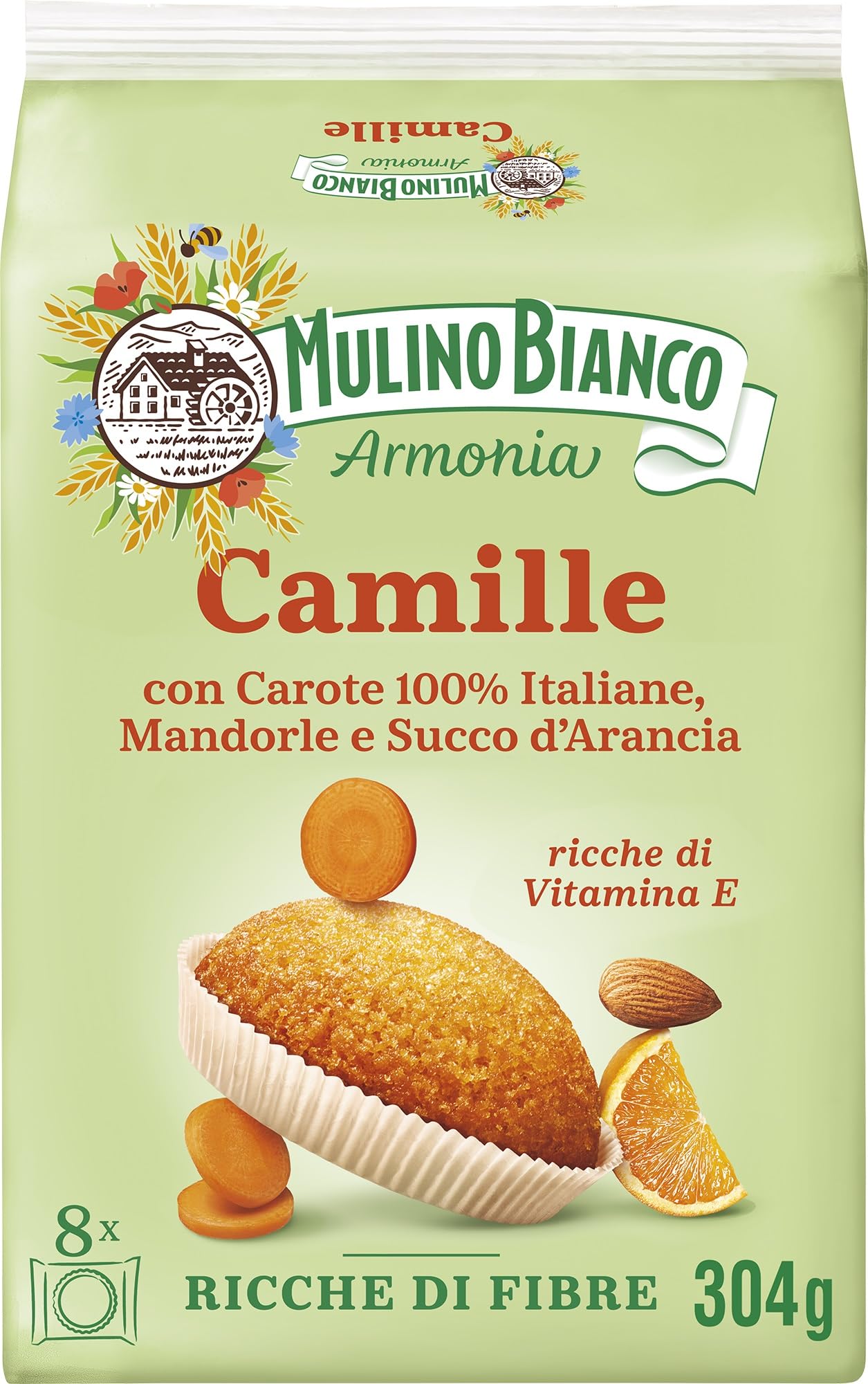 mulino-bianco-camille-merendine-carote-304-g image 1