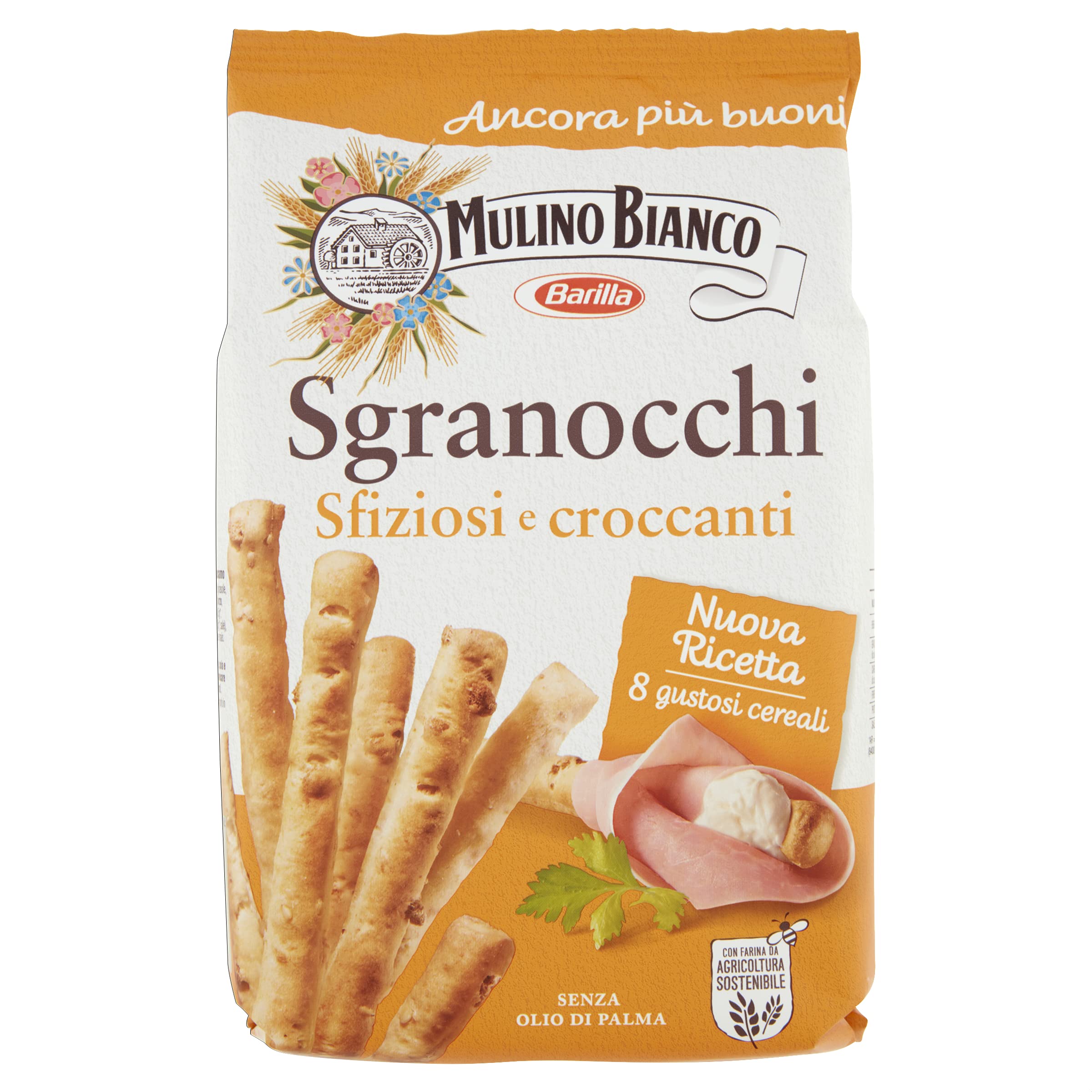 mulino-bianco-sgranocchi-grissini-8-cereali-210-g image 1