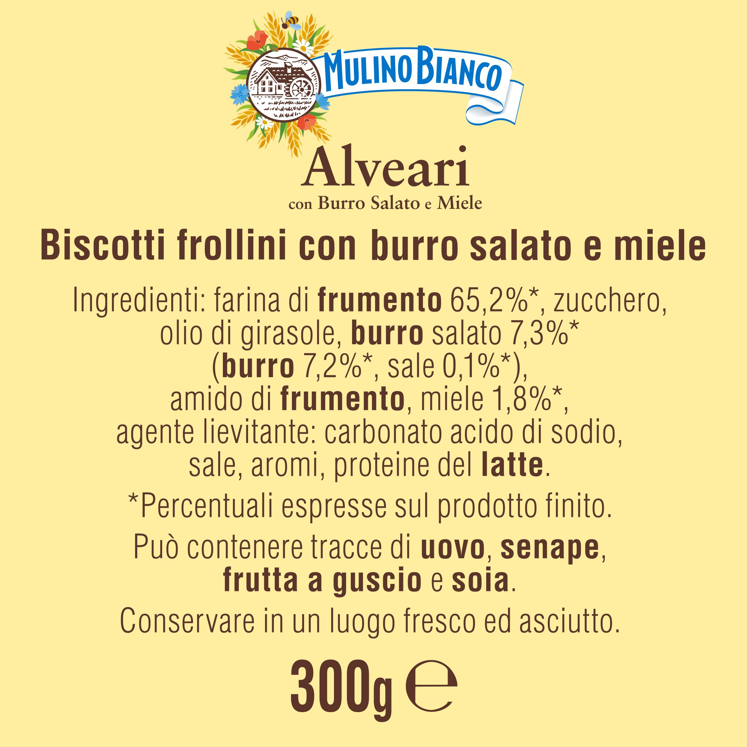 mulino-bianco-alveari-frollini-burro-salato-e-miele-300g image 7