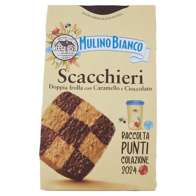 mulino-bianco-scacchieri-frollini-cioccolato-e-caramello-300-g image 1