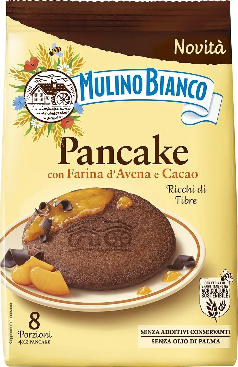 mulino-bianco-pancake-avena-e-cacao-8pz-256g image 1
