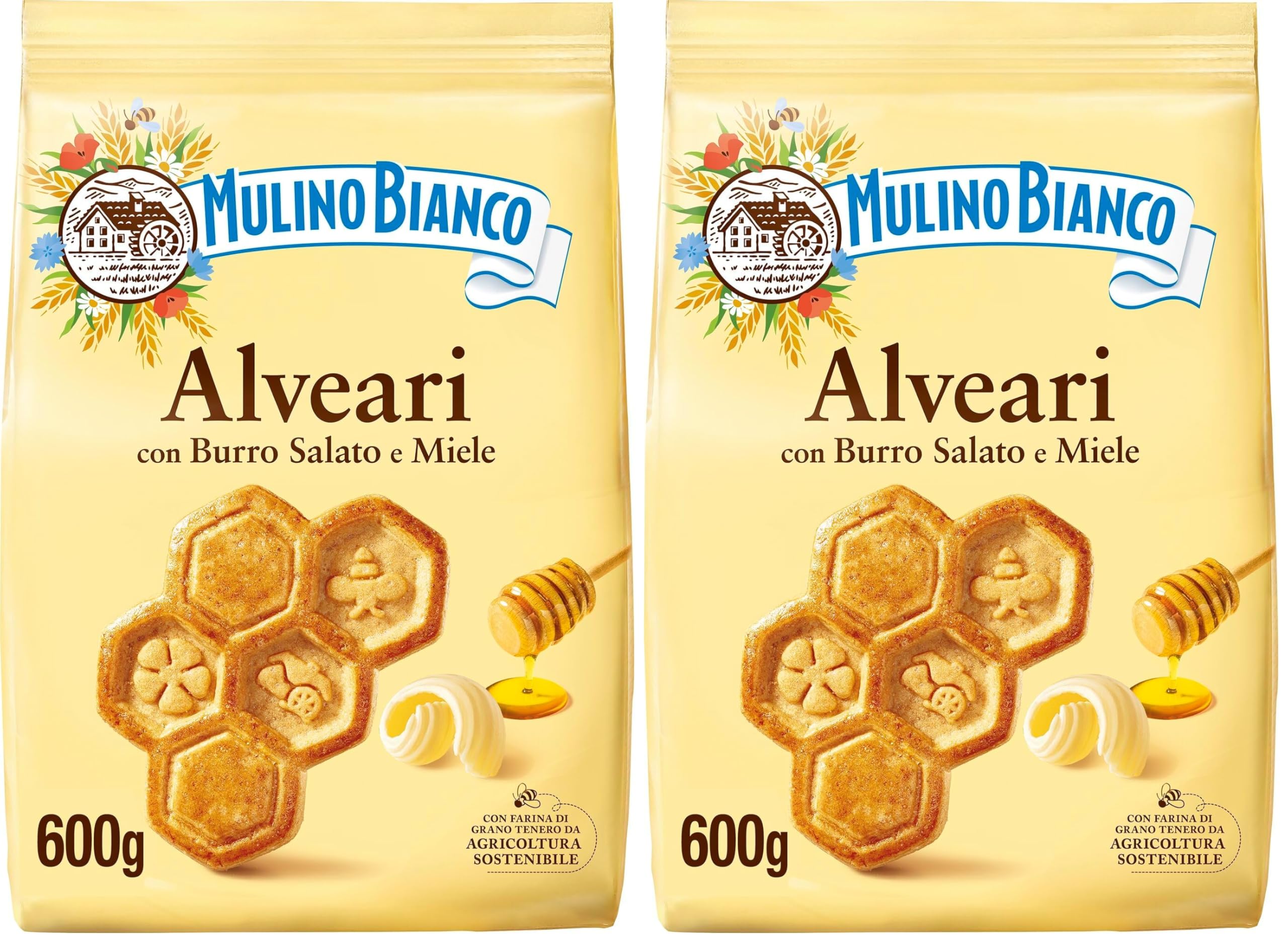 mulino-bianco-alveari-frollini-burro-salato-e-miele-600-g image 8