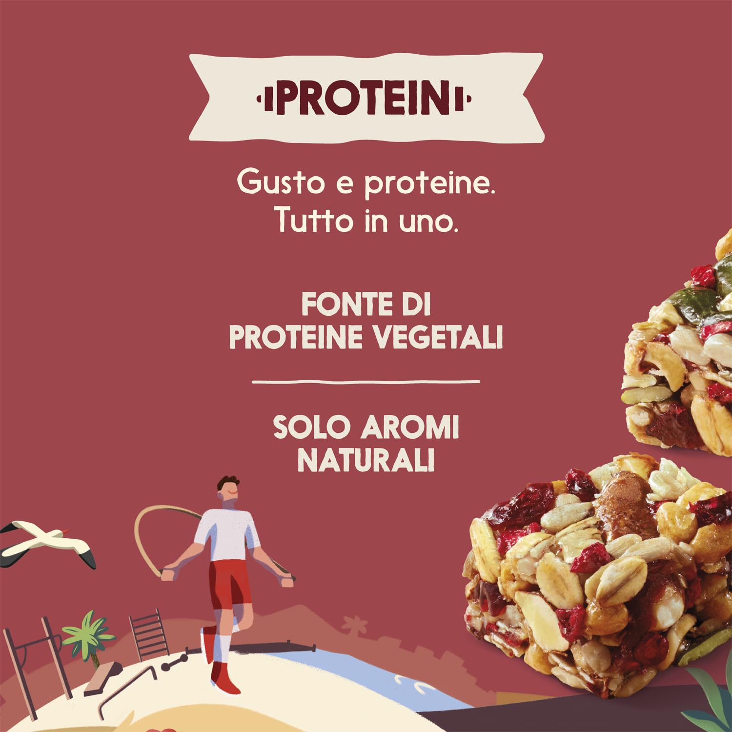 misura-protein-barrette-semi-mandorle-cranberry-lamponi-120-g image 4
