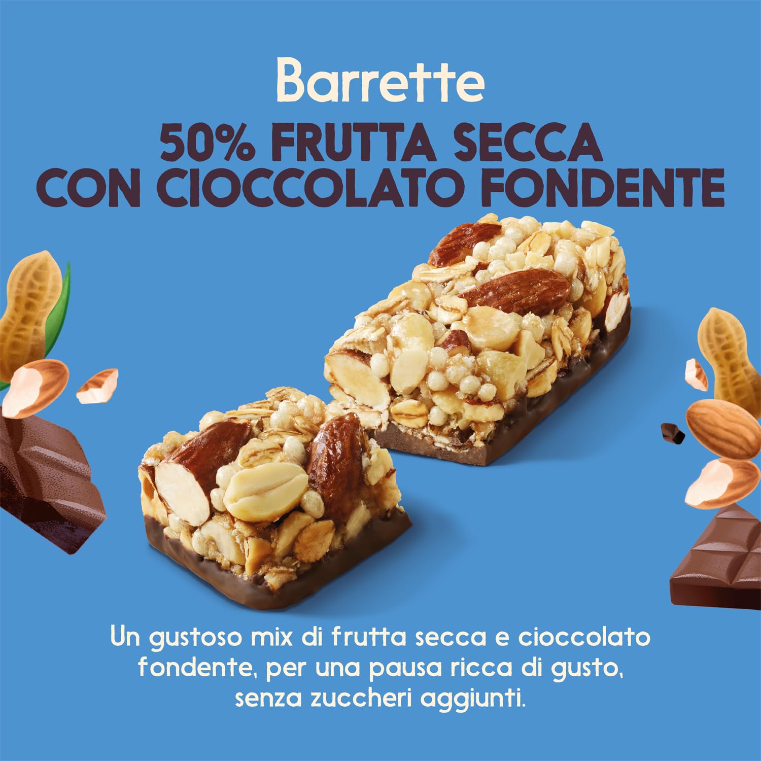 misura-dolcesenza-barrette-50-frutta-secca-e-cioccolato-fondente-120-g image 3