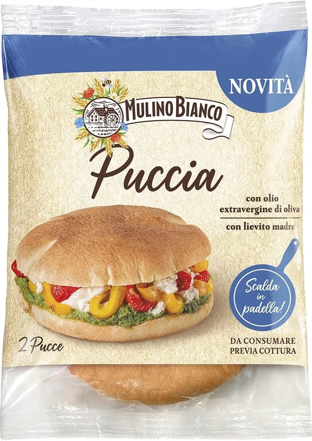 mulino-bianco-puccia-con-olio-evo-e-lievito-madre-2-x-100-g image 1