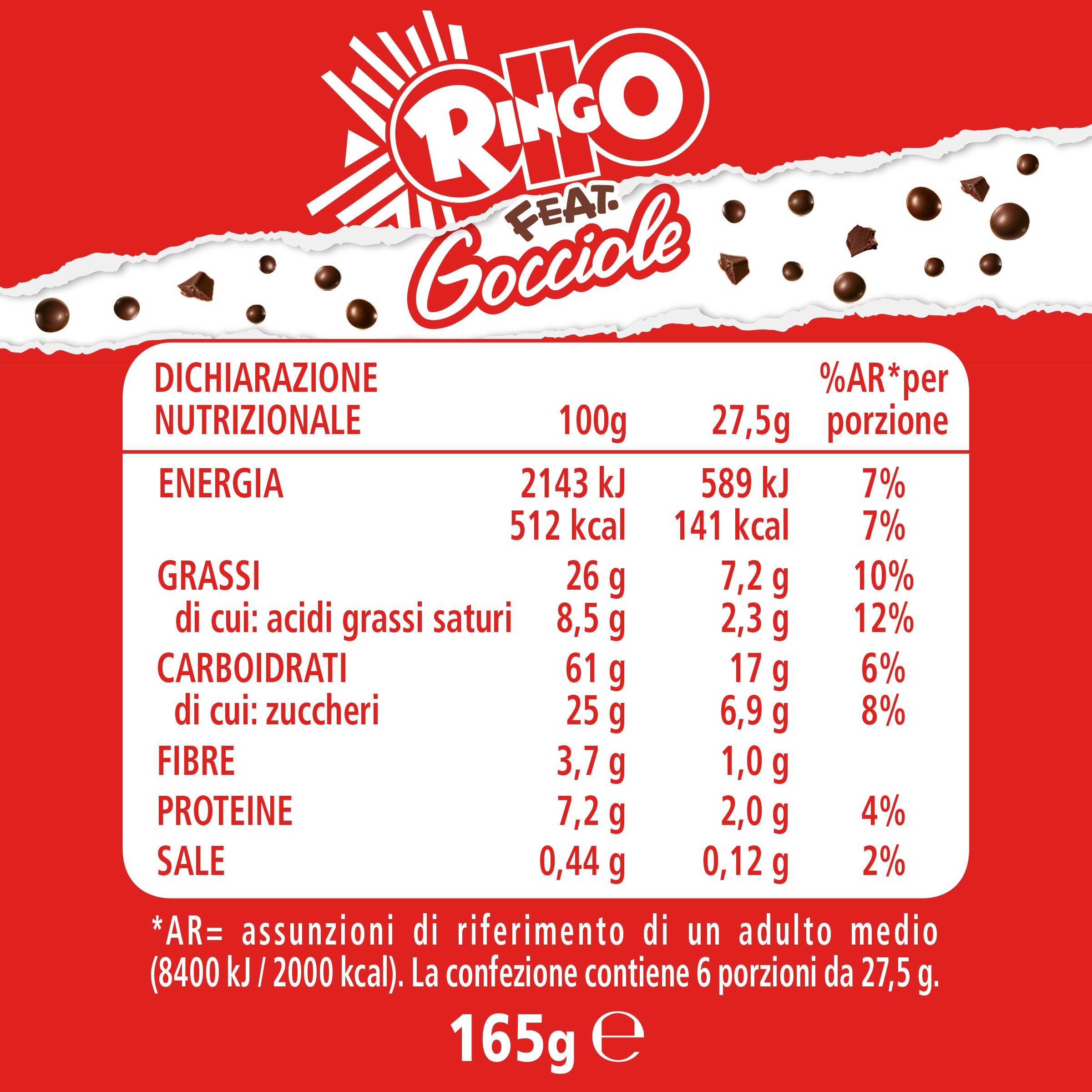 pavesi-ringo-feat-gocciole-limited-edition-165g image 2