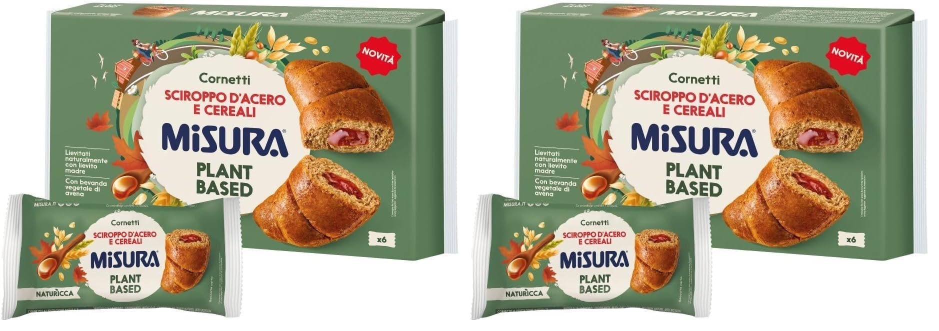 misura-natur-cca-cornetti-sciroppo-d-acero-e-cereali-plant-based image 7