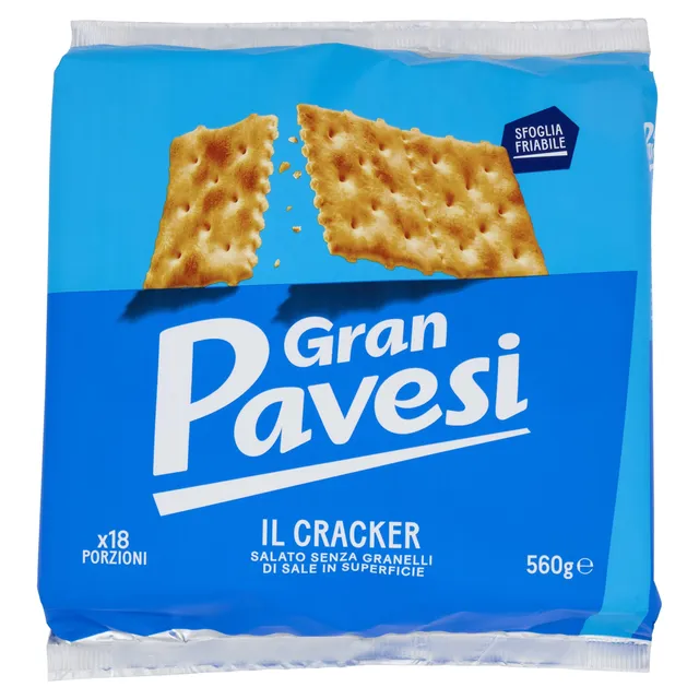 gran-pavesi-cracker-salati-18-pacchetti-560-g image 1