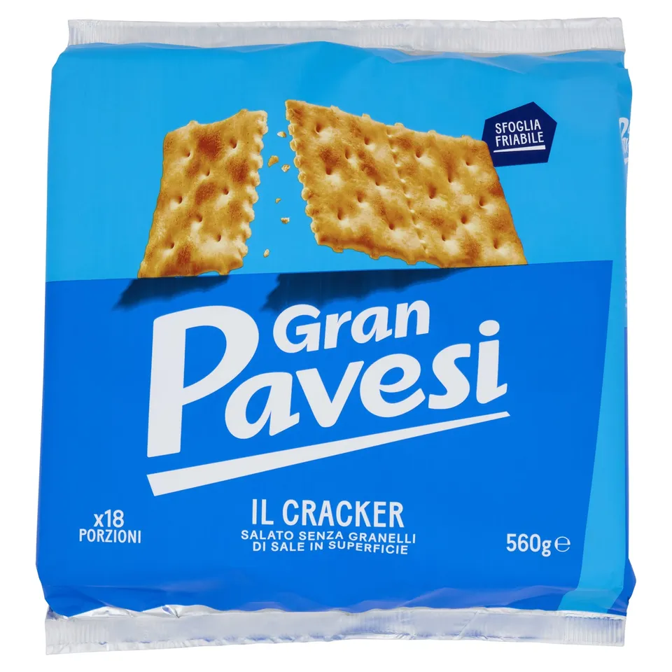 gran-pavesi-cracker-salati-18-pacchetti-560-g image 1