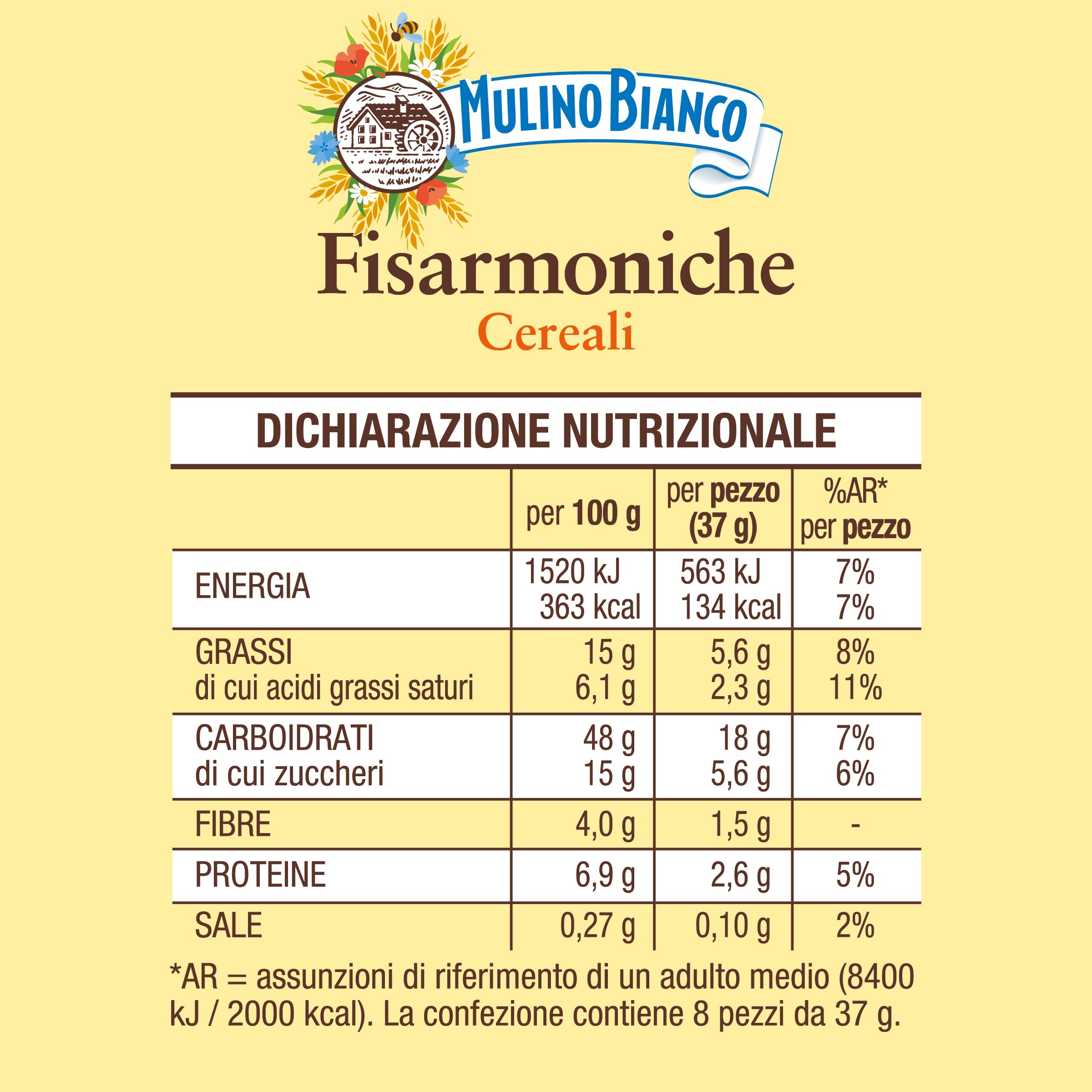 mulino-bianco-fisarmoniche-merendine-con-crema-malto-e-cacao-8-pezzi-296-g image 2