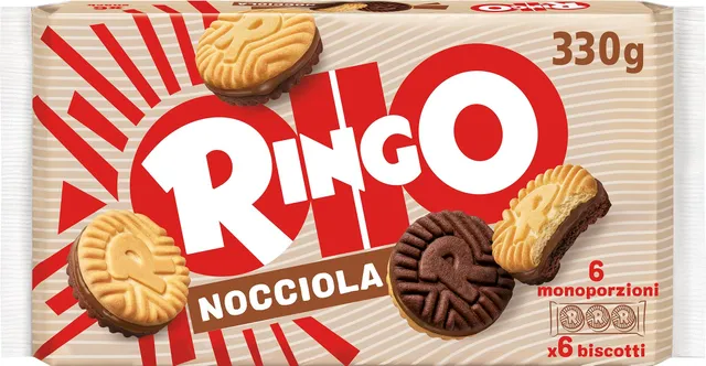 pavesi-ringo-nocciola-e-cioccolato-6-pacchetti-310-g image 1
