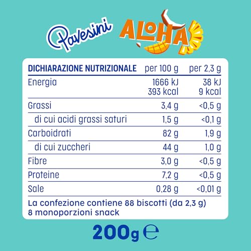 pavesi-pavesini-aloha-biscotto-tropicale-mango-cocco-ananas-200g image 8