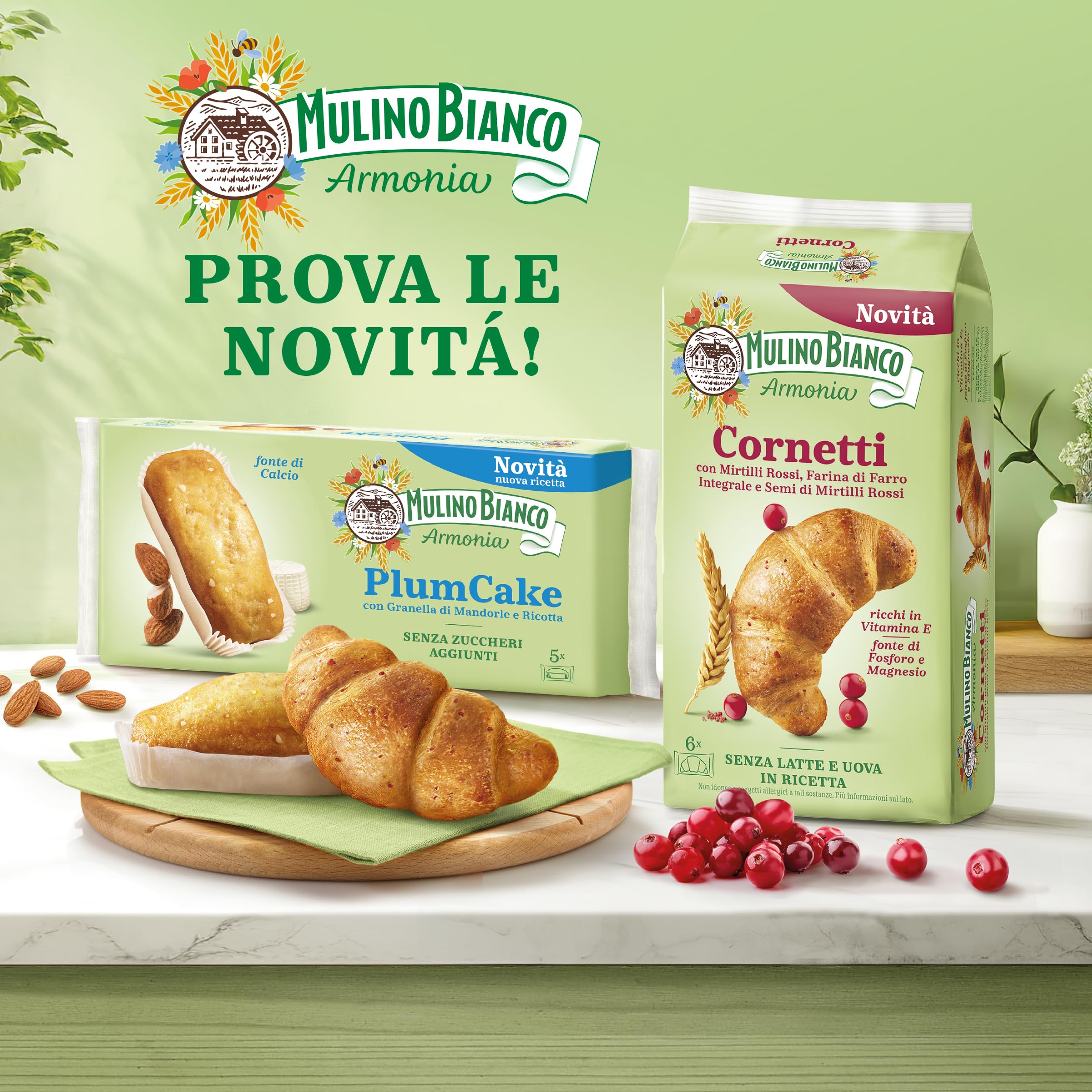mulino-bianco-armonia-cornetti-mirtilli-rossi-6x228g image 8