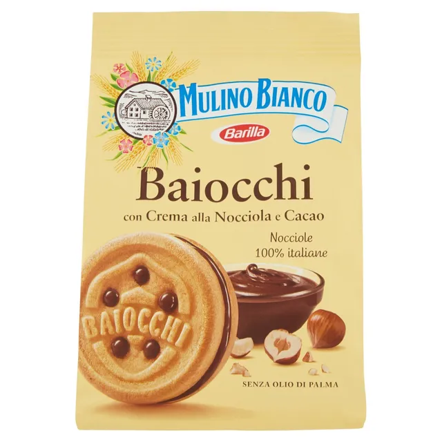 mulino-bianco-baiocchi-nocciola-e-cacao-260-g image 1