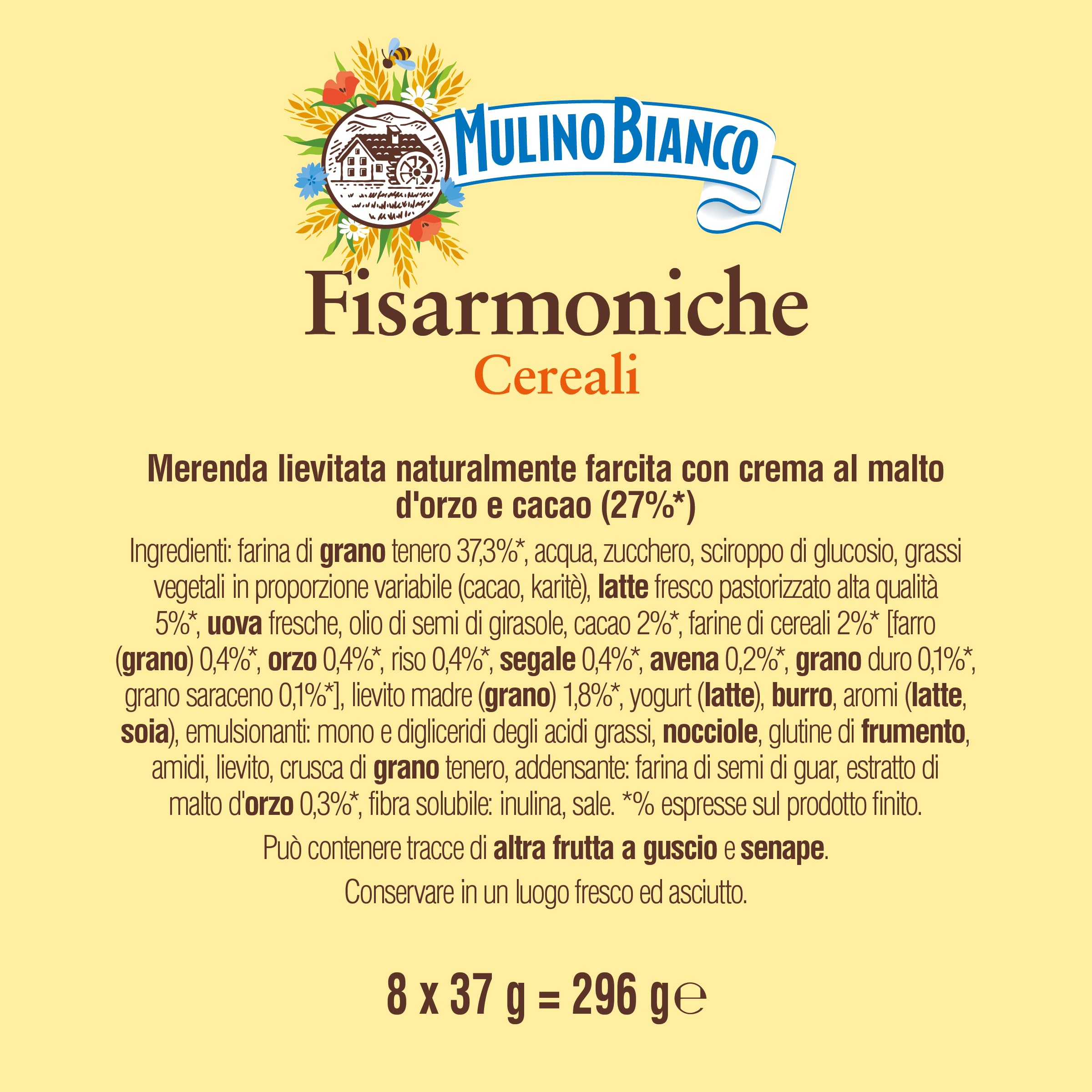 mulino-bianco-fisarmoniche-merendine-con-crema-malto-e-cacao-8-pezzi-296-g image 6