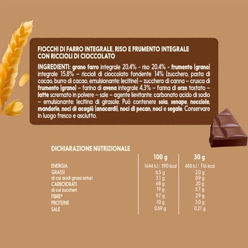 misura-fibrextra-cereali-farro-e-avena-integrale-con-cioccolato-fondente image 7
