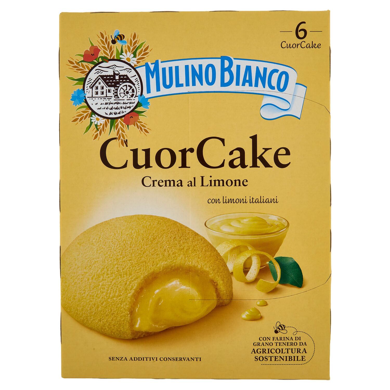 mulino-bianco-cuorcake-limone-6-pezzi image 1