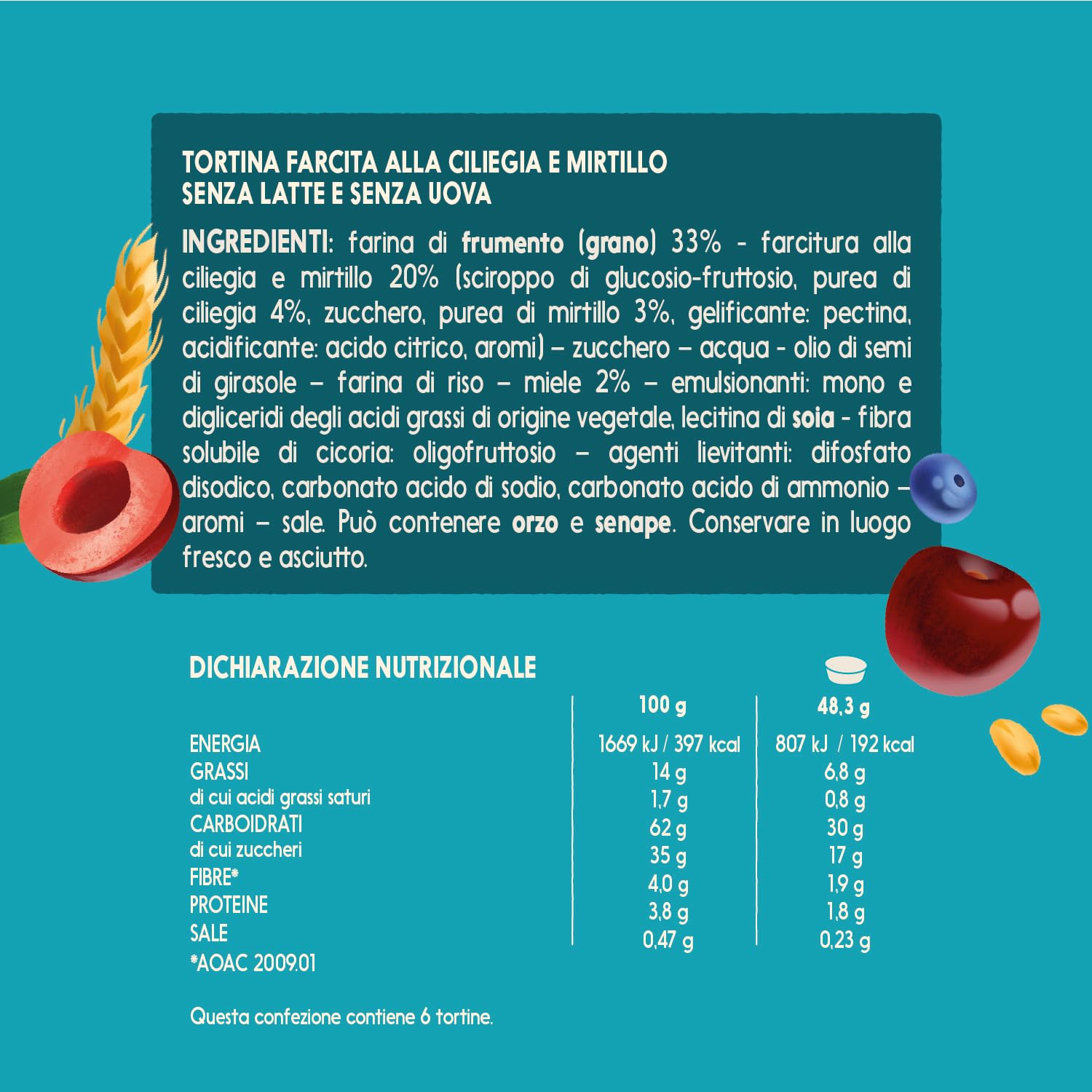 misura-privolat-tortine-ciliegia-e-mirtillo-senza-latte-e-uova-290g image 2