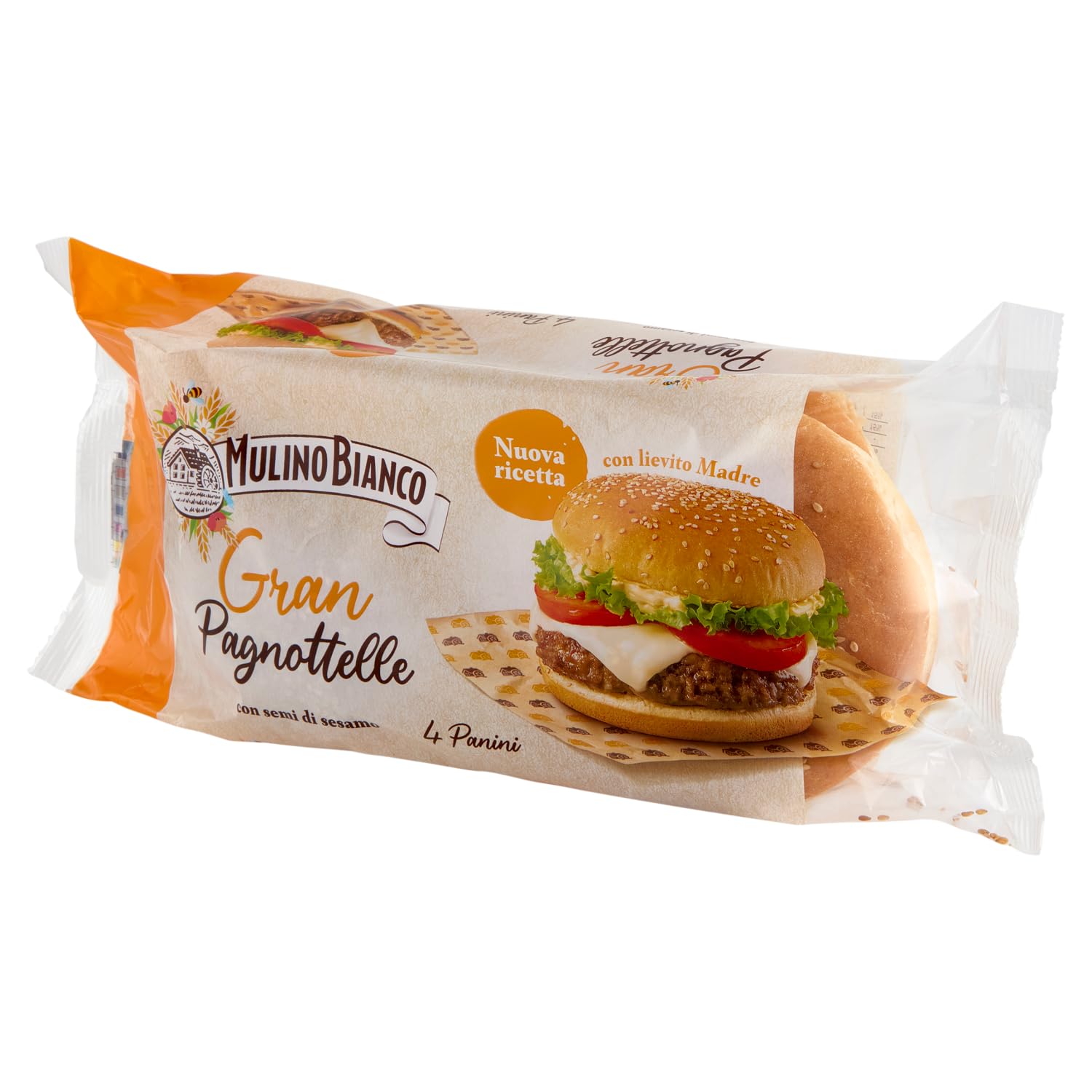 mulino-bianco-gran-pagnottelle-sesamo-pane-hamburger-300-g image 2