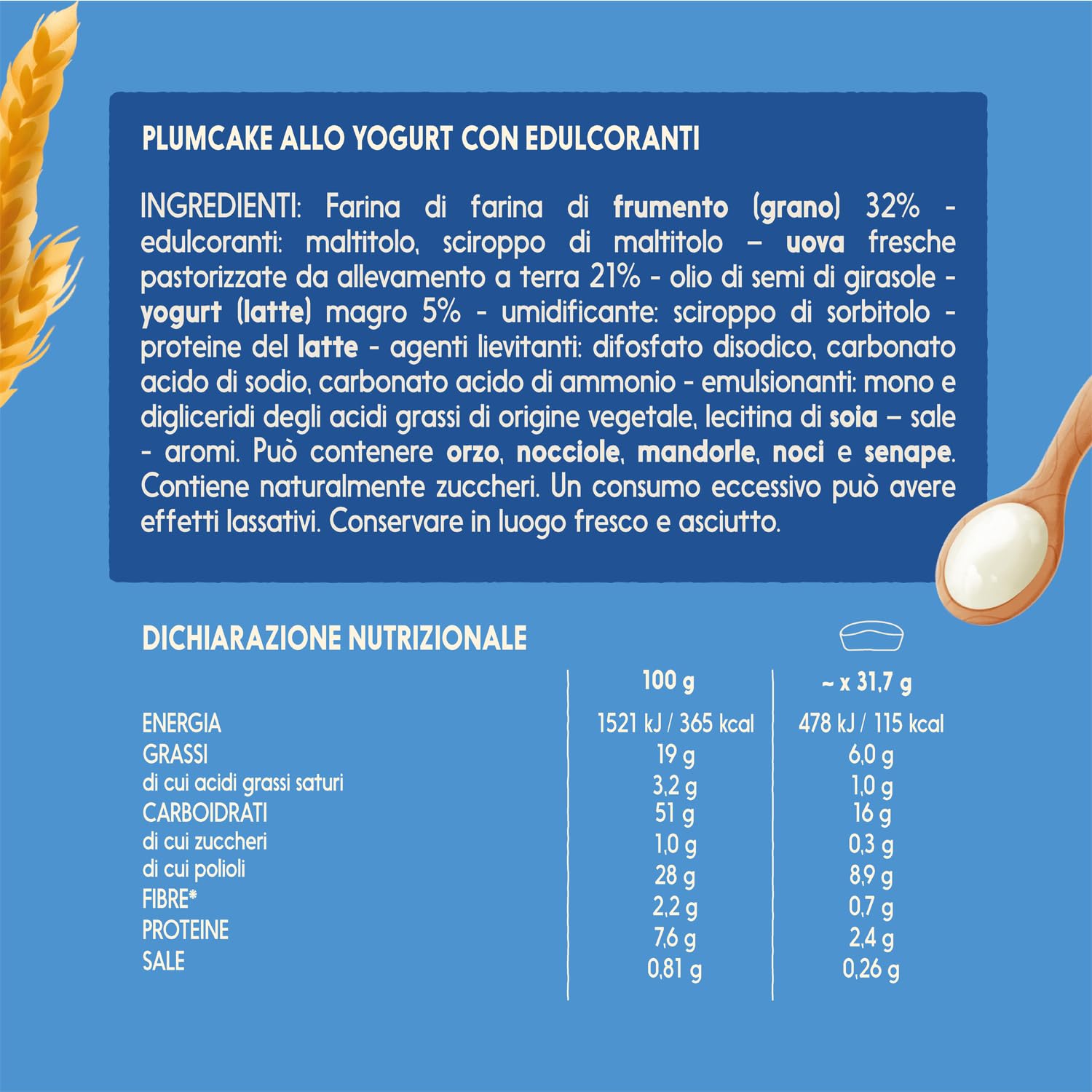 misura-dolcesenza-plumcake-yogurt-senza-zuccheri-aggiunti image 2