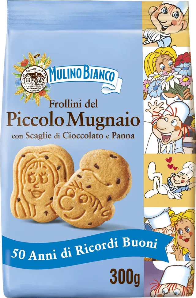 mulino-bianco-frollini-del-piccolo-mugnaio-cioccolato-e-panna-300g image 1