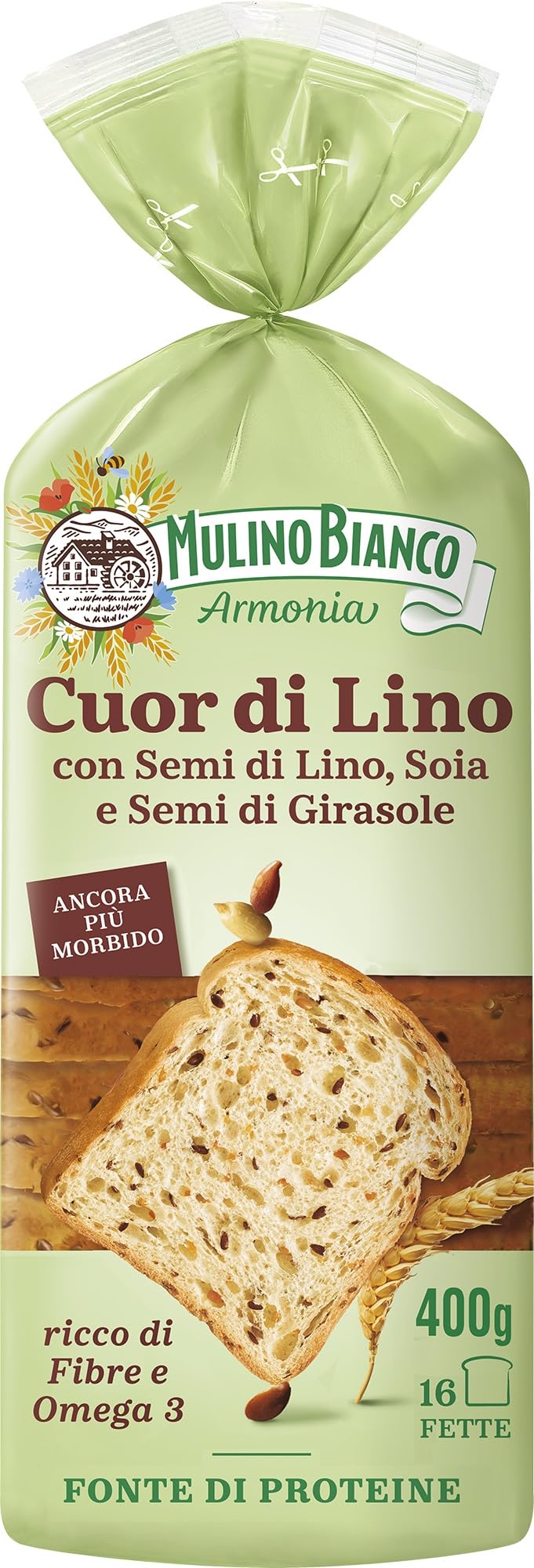 mulino-bianco-pan-bauletto-cuor-di-lino-fibre-400g image 1