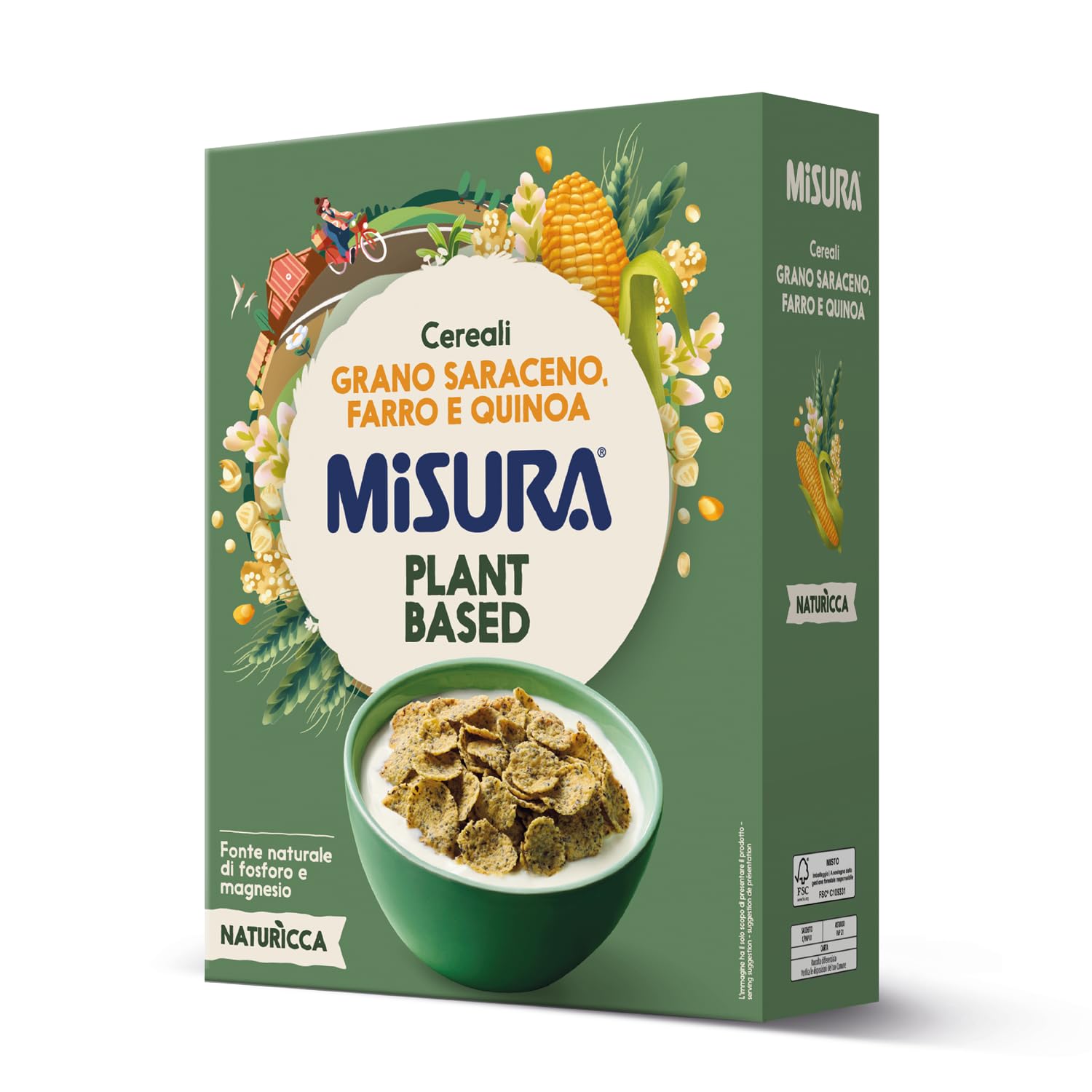 misura-natur-ca-cereali-grano-saraceno-farro-e-quinoa-350g image 1