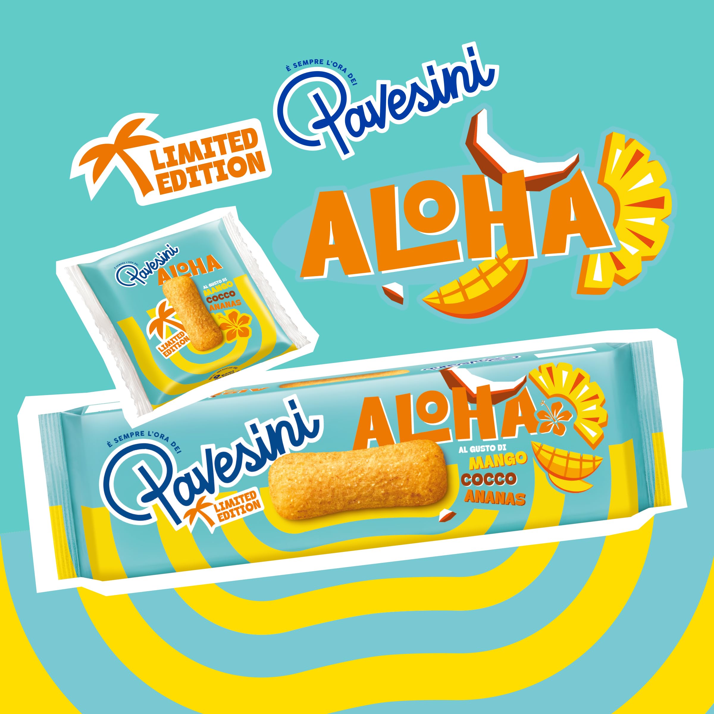 pavesi-pavesini-aloha-biscotto-tropicale-mango-cocco-ananas-200g image 4