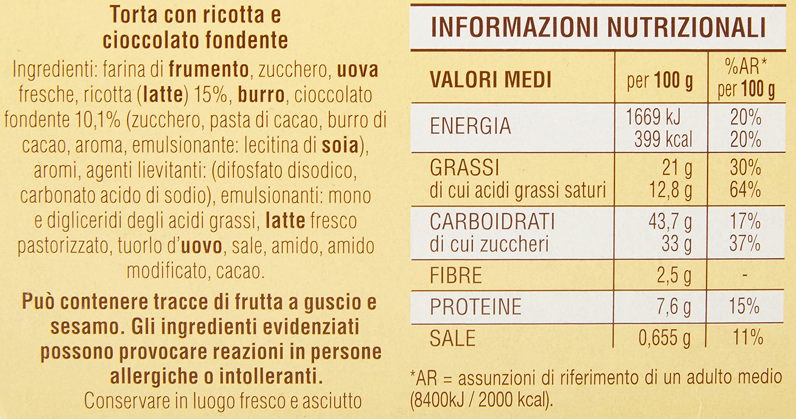 mulino-bianco-torta-ricotta-e-cioccolato-475-g image 4