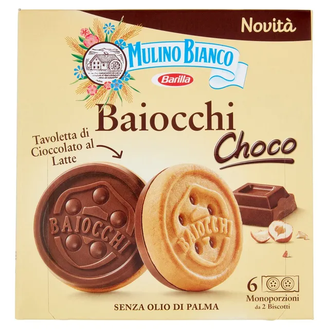 mulino-bianco-baiocchi-choco-snack-144-g image 1