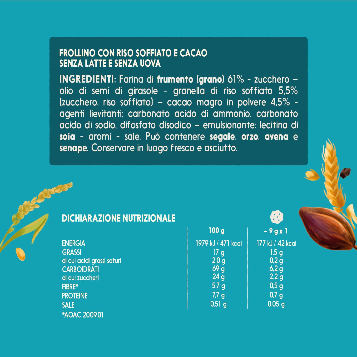 misura-privolat-biscotti-cacao-e-riso-soffiato-senza-latte-e-uova image 2