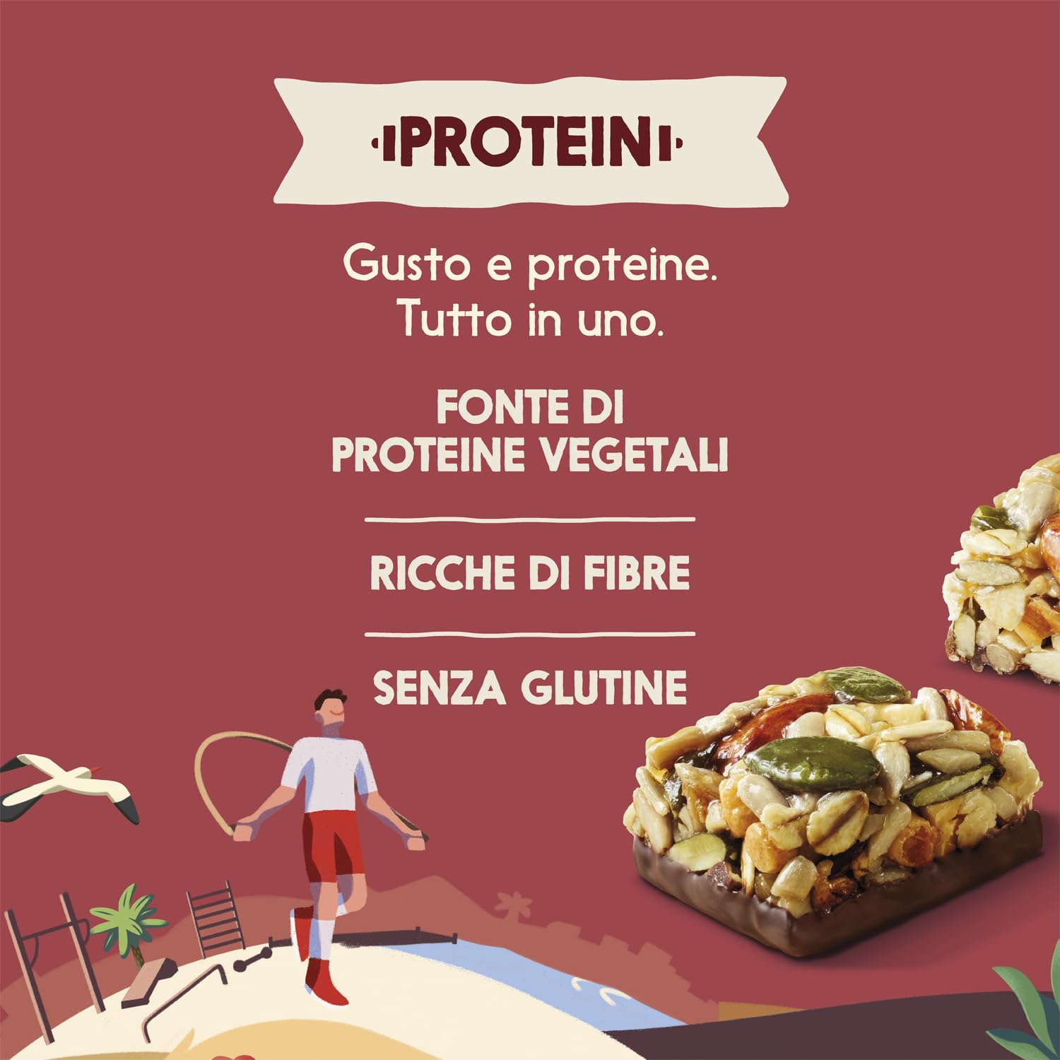 misura-protein-barrette-semi-e-mandorle-cioccolato-fondente-120g image 4