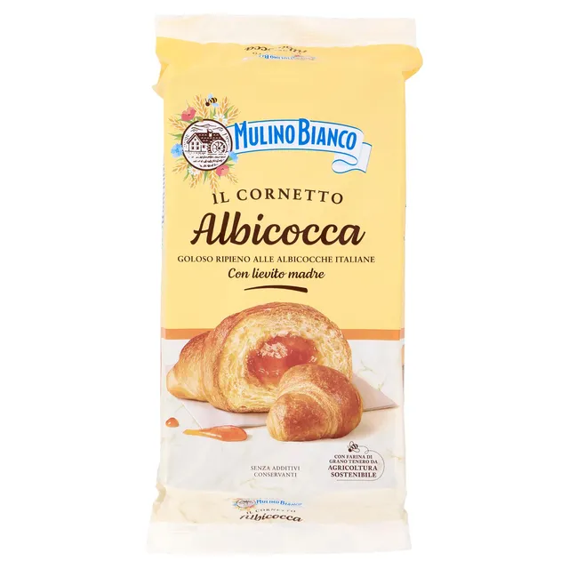 mulino-bianco-cornetti-albicocche-italiane-300-g image 1