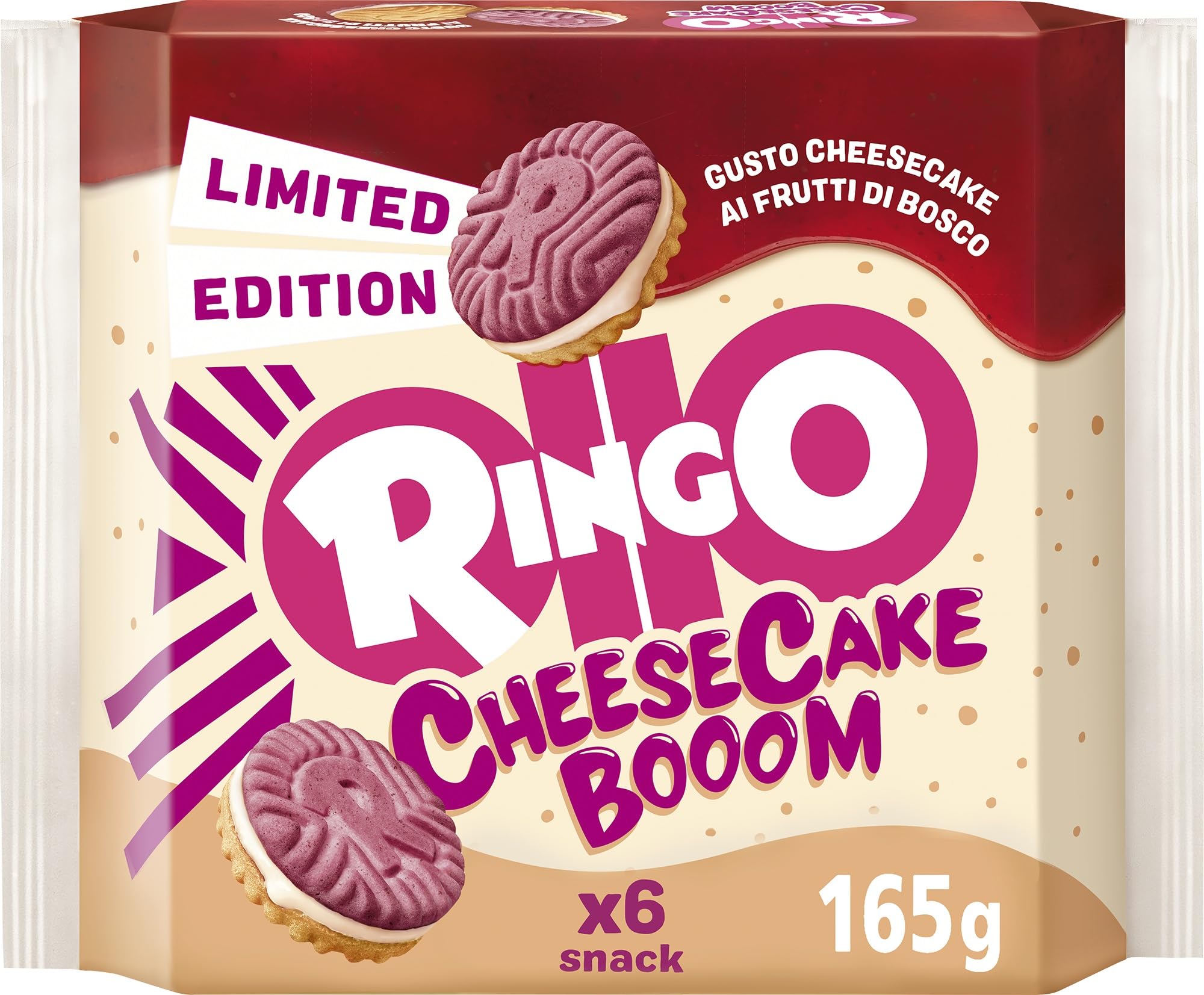 pavesi-ringo-cheesecake-booom-biscotti-farciti-165g image 1