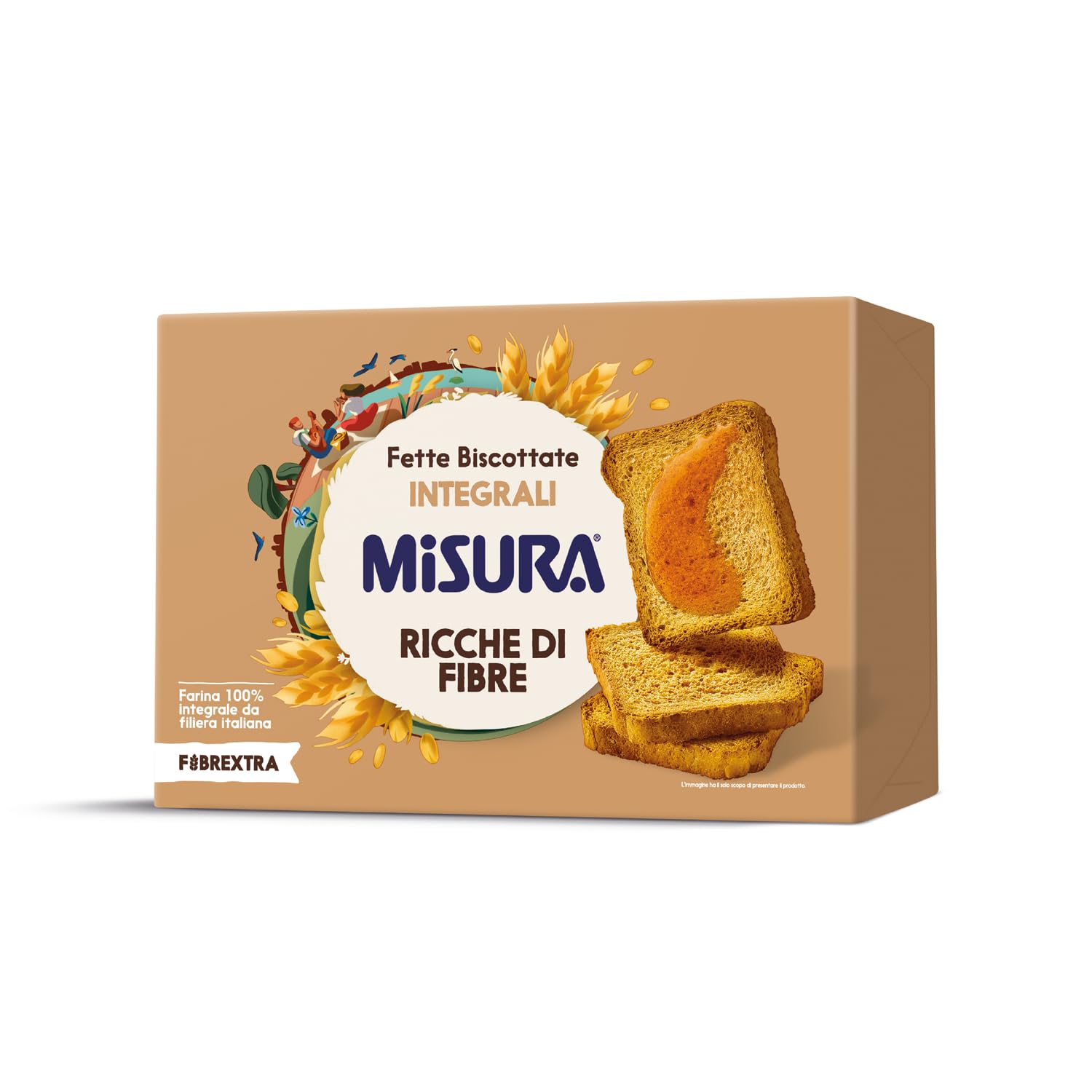misura-fibrextra-fette-biscottate-integrali-100-farina-integrale image 1