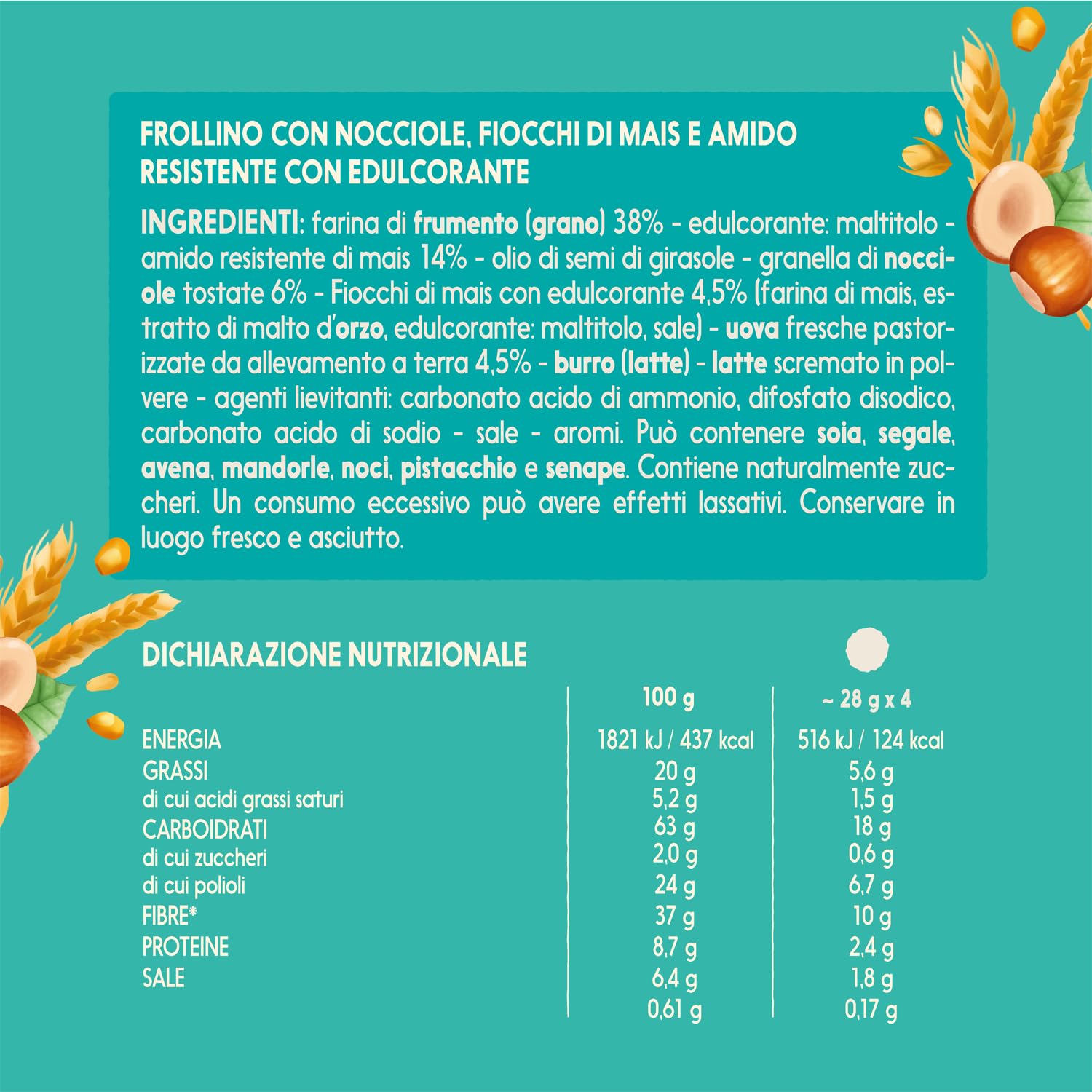 misura-dolcesenza-frollini-nocciole-senza-zuccheri-aggiunti image 2