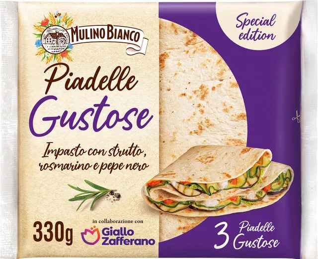 mulino-bianco-piadelle-gustose-rosmarino-e-pepe-nero-3x330g image 1