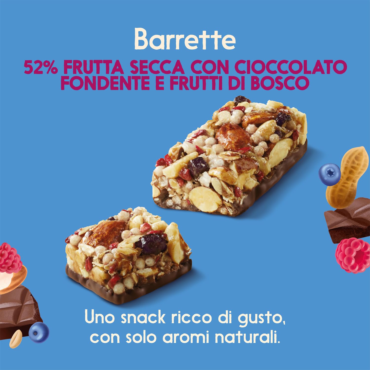 misura-dolcesenza-barrette-frutta-secca-cioccolato-e-frutti-di-bosco-120g image 3