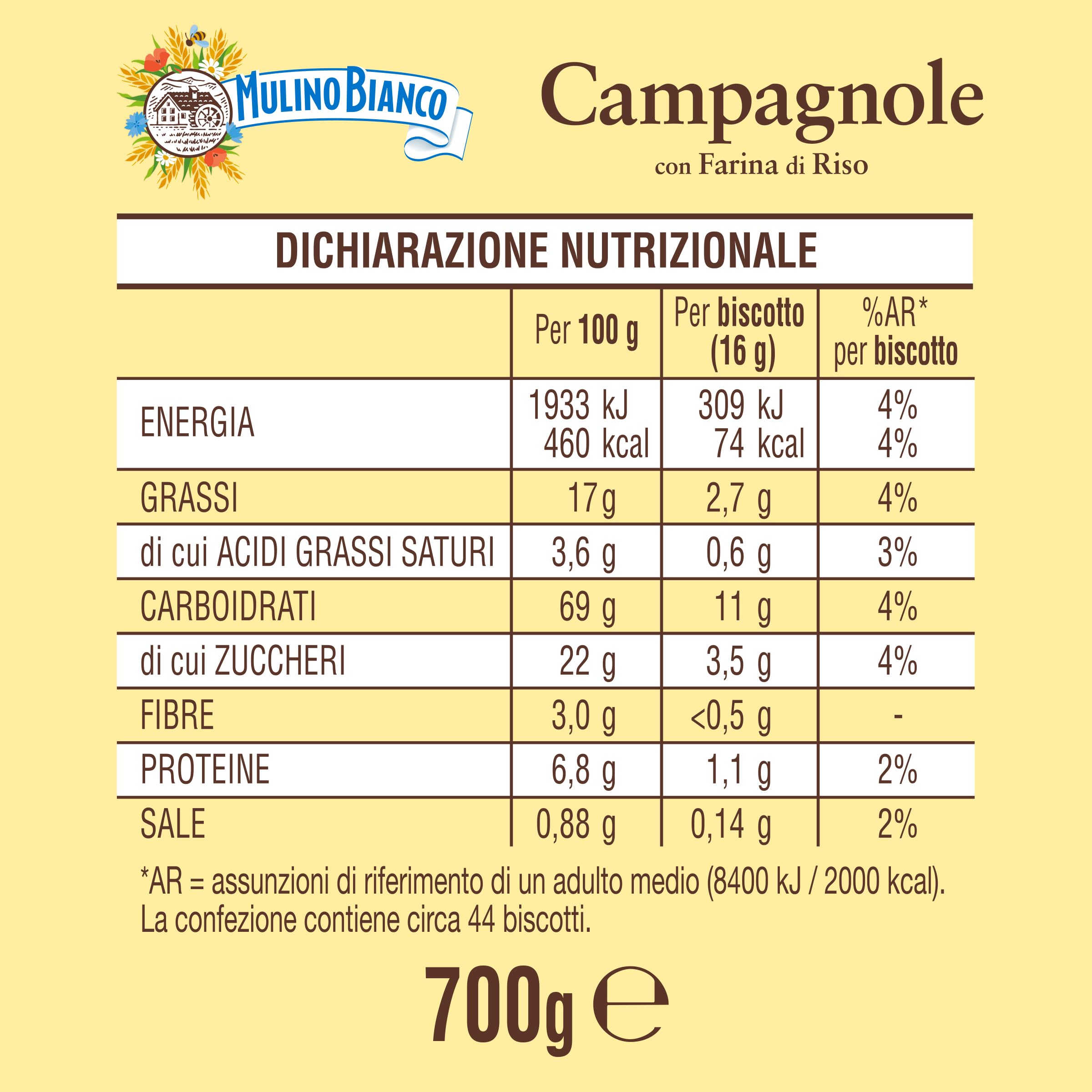 mulino-bianco-frollini-campagnole-700-g image 2